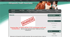 Desktop Screenshot of chirocentral.net